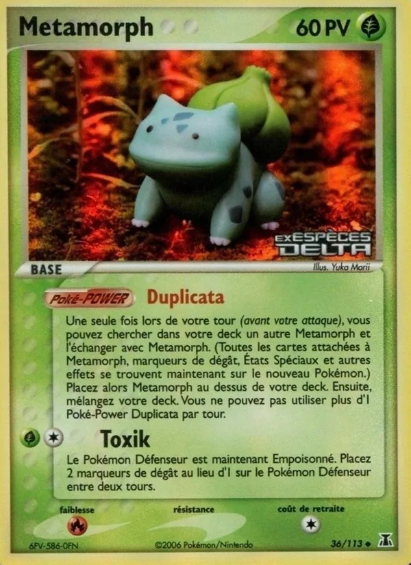 Métamorph 36/113 - EX Espèces Delta - Pokémon JCC