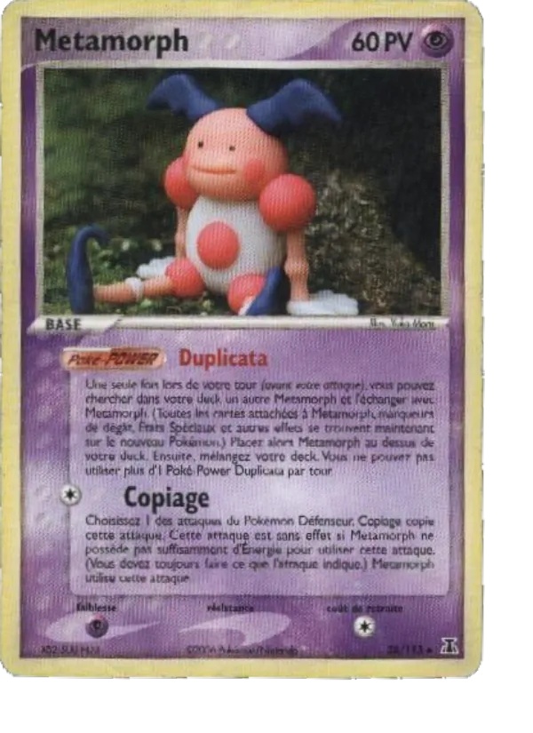 Métamorph 38/113 - EX Espèces Delta - Pokémon JCC