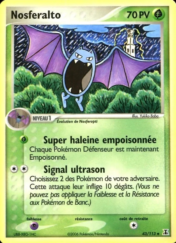 Nosferalto 43/113 - EX Espèces Delta - Pokémon JCC