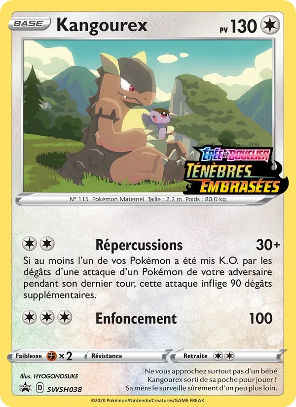 Kangourex SWSH038/307 - Promo SWSH - Holo Logo de la série Staff - Pokémon JCC