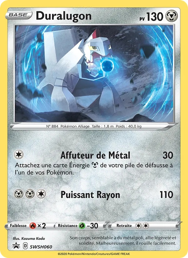 Duralugon SWSH060/307 - Promo SWSH - Holo Cosmos - Pokémon JCC
