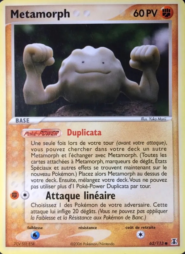 Métamorph 62/113 - EX Espèces Delta - Pokémon JCC