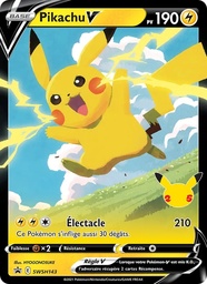 Pikachu V SWSH143/307 Holo 25e Anniversaire