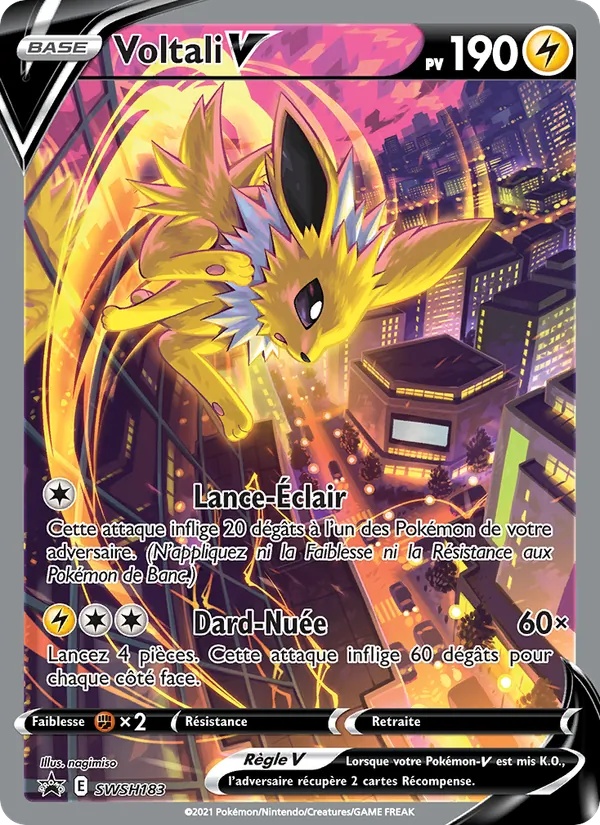 Voltali V SWSH183/307 - Promo SWSH - Holo - Pokémon JCC
