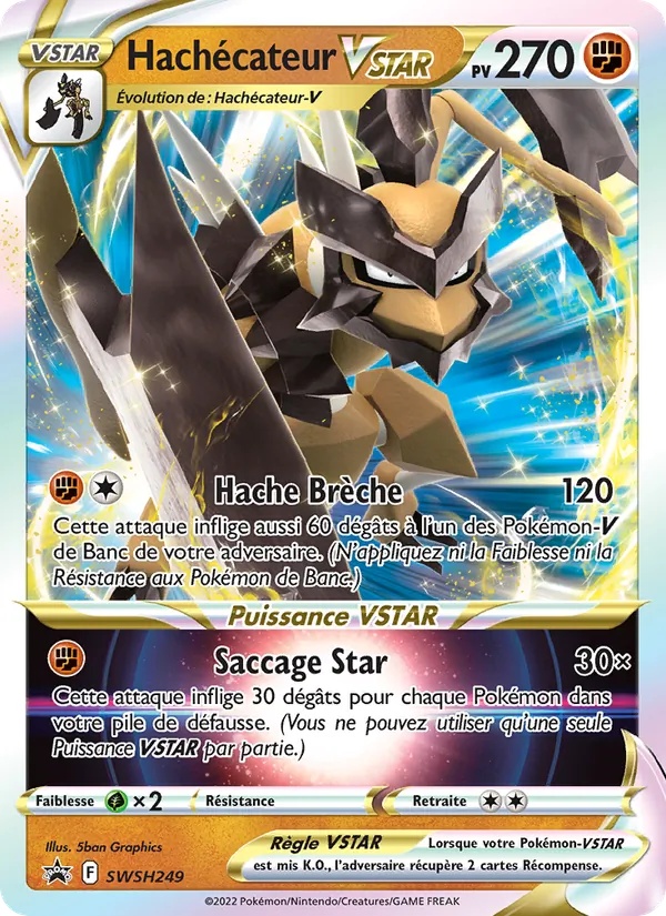 Hachécateur VSTAR SWSH249/307 - Promo SWSH - Holo - Pokémon JCC