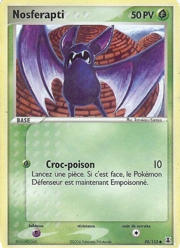 Nosferapti 88/113 - EX Espèces Delta - Pokémon JCC