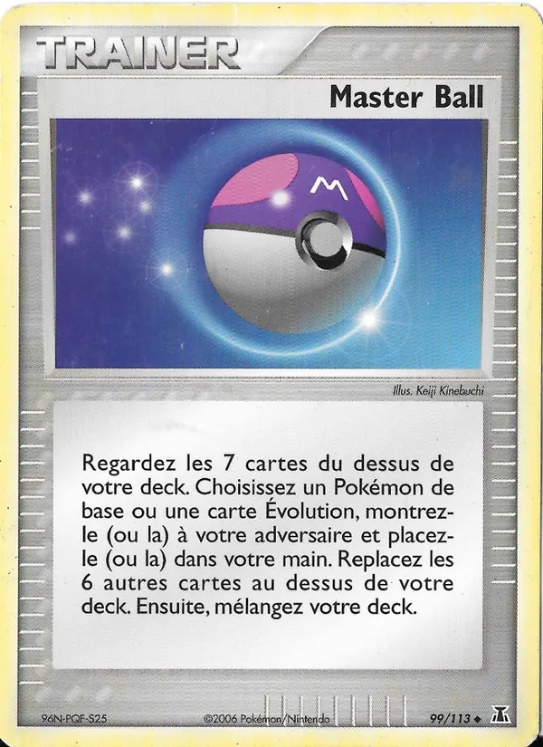 Master Ball 99/113 - EX Espèces Delta - Pokémon JCC