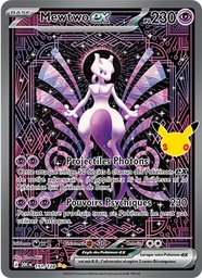 Mewtwo-ex 151/128 - 30ᵉ Anniversaire - Pokémon JCC