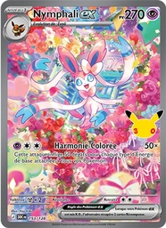 Nymphali-ex 153/128 - 30ᵉ Anniversaire - Pokémon JCC