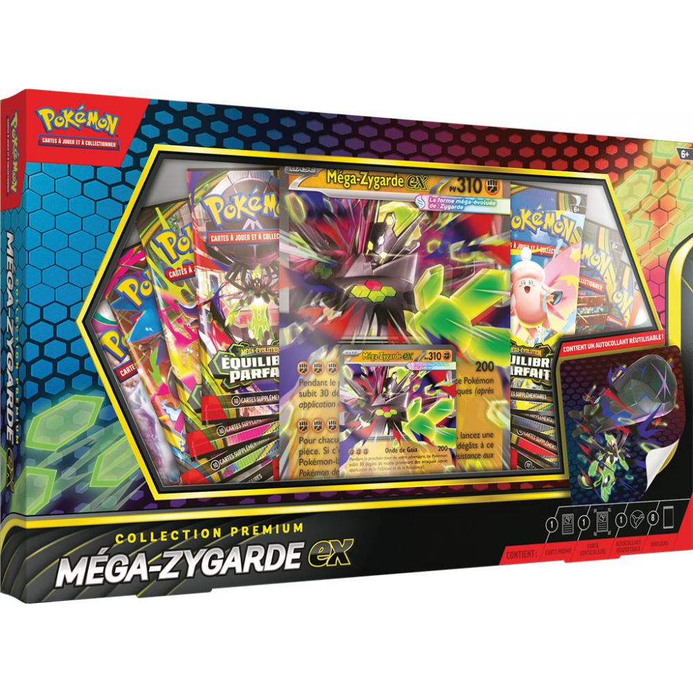 Pokémon Coffret - 8 boosters Collection Premium Méga-Zygarde EX