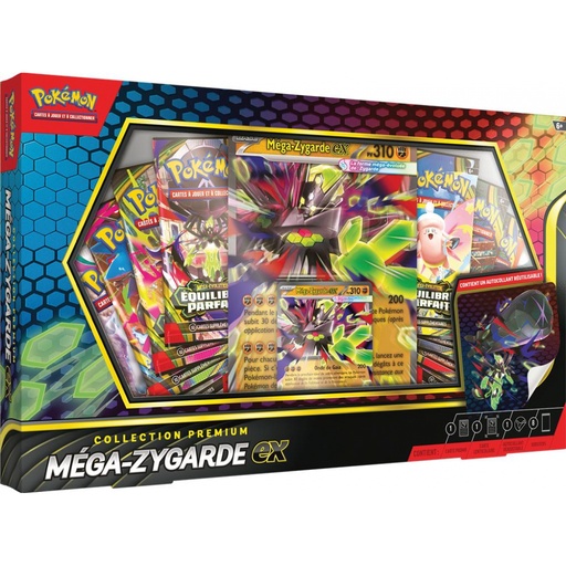 Pokémon Coffret - 8 boosters Collection Premium Méga-Zygarde EX