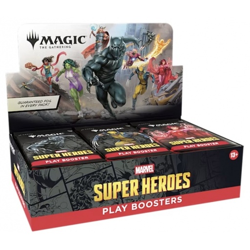 Display - Magic The Gathering - Wizards of the Coast - 30 Boosters Marvel Super Heroes