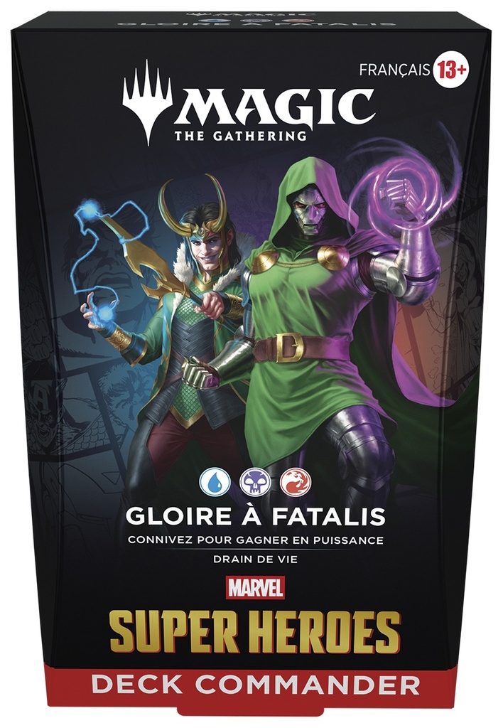 Magic The Gathering - Deck Commander Marvel Super Heroes - Gloire à Fatalis (Français)