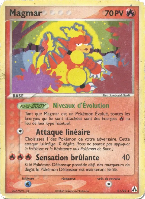 Magmar 21/92 - EX Créateurs de légendes - Pokémon JCC