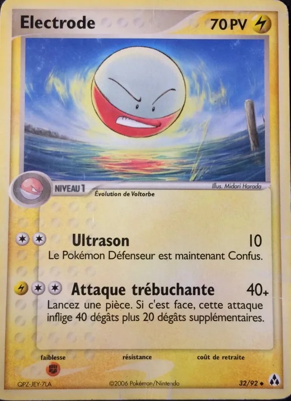 Électrode 32/92 - EX Créateurs de légendes - Pokémon JCC