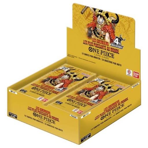 One Piece - Display 24 Boosters OP17 - Les Guerriers les Plus Puissants au Monde (Français)