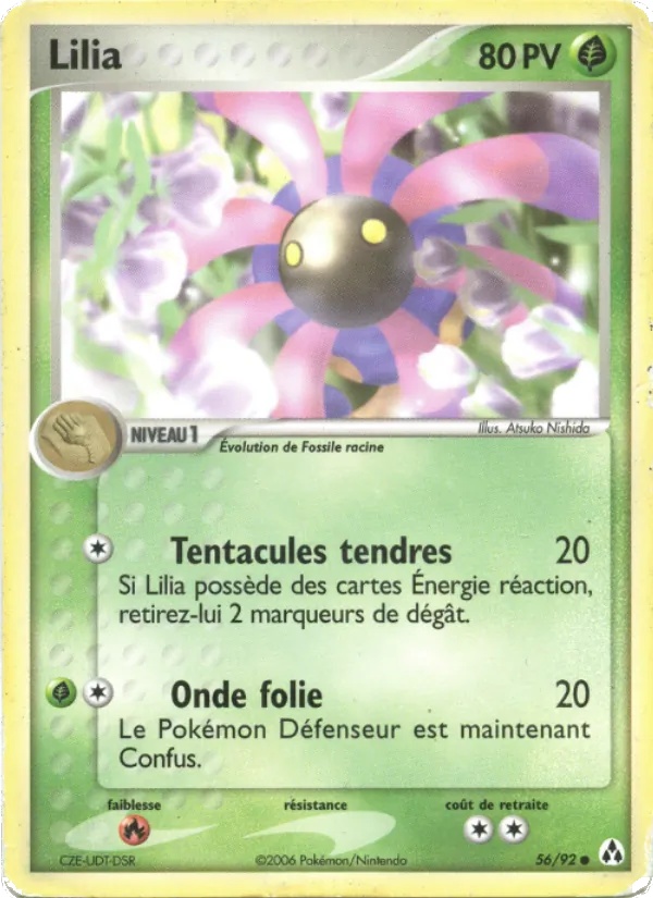 Lilia 56/92 - EX Créateurs de légendes - Pokémon JCC