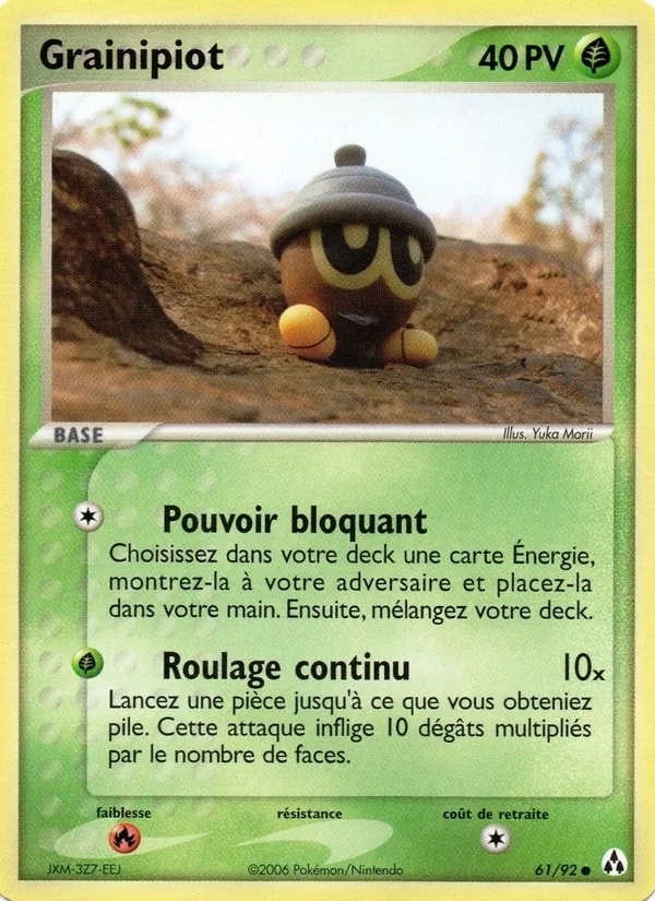 Grainipiot 61/92 - EX Créateurs de légendes - Pokémon JCC