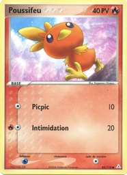 Poussifeu 83/110 - EX Fantômes Holon - Pokémon JCC