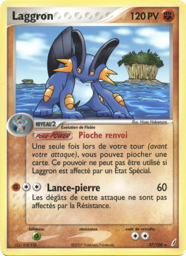 Laggron 27/100 - EX Gardiens de Cristal - Pokémon JCC