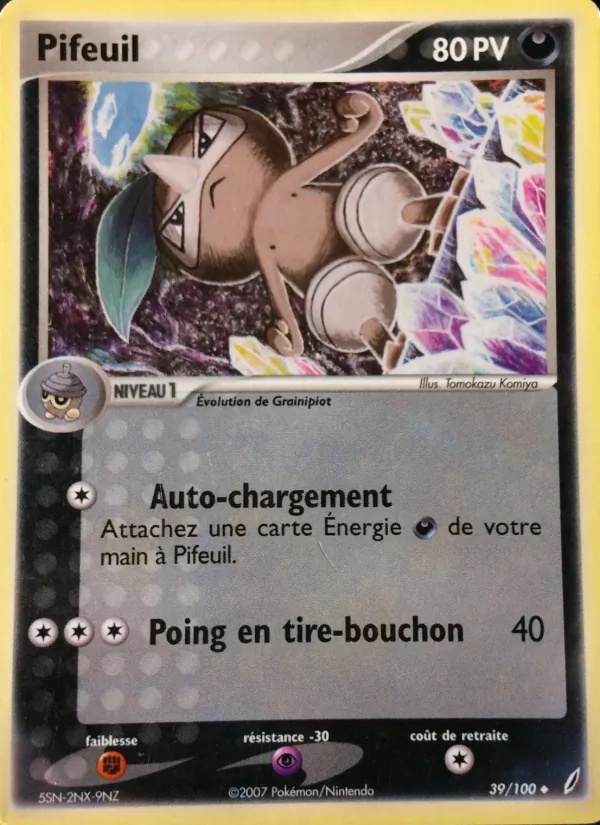 Pifeuil 39/100 - EX Gardiens de Cristal - Pokémon JCC