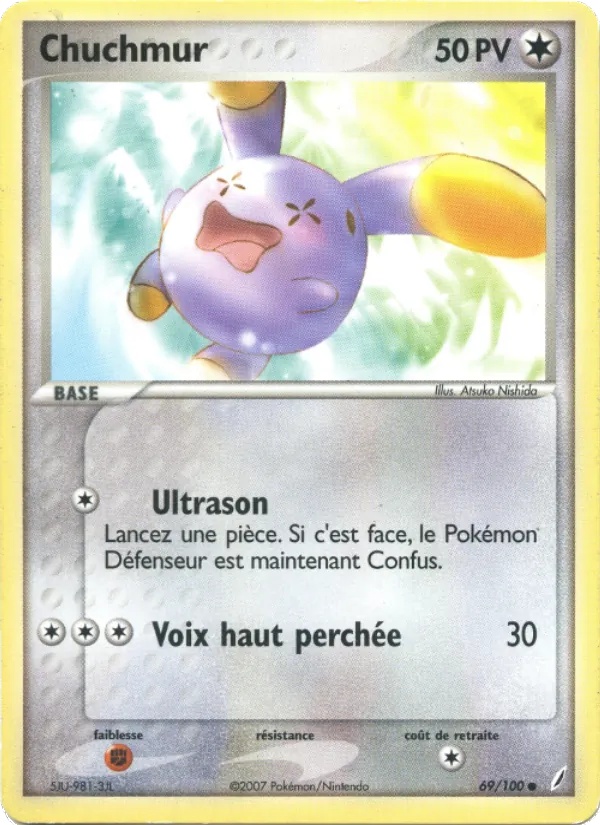 Chuchmur 69/100 - EX Gardiens de Cristal - Pokémon JCC