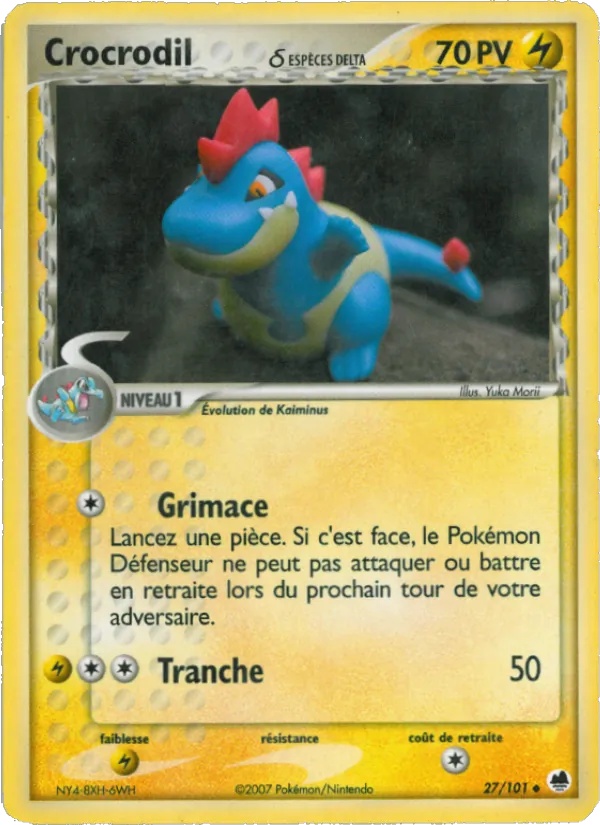 Crocrodil δ 27/101 - EX Île des Dragons - Pokémon JCC