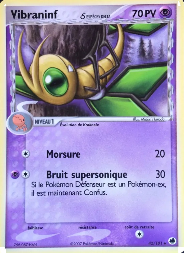 Vibraninf δ 42/101 - EX Île des Dragons - Pokémon JCC