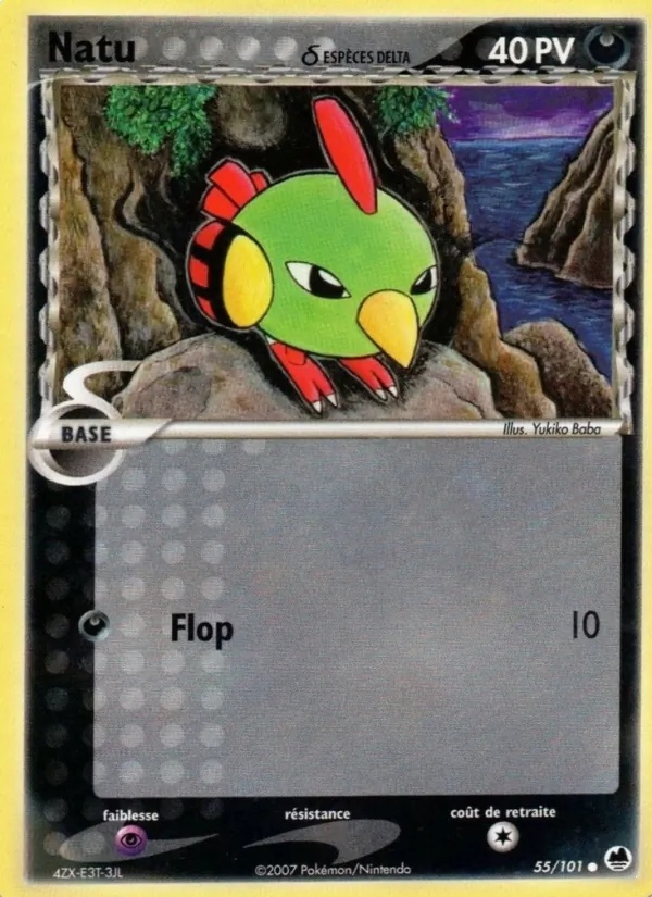 Natu δ 55/101 - EX Île des Dragons - Pokémon JCC