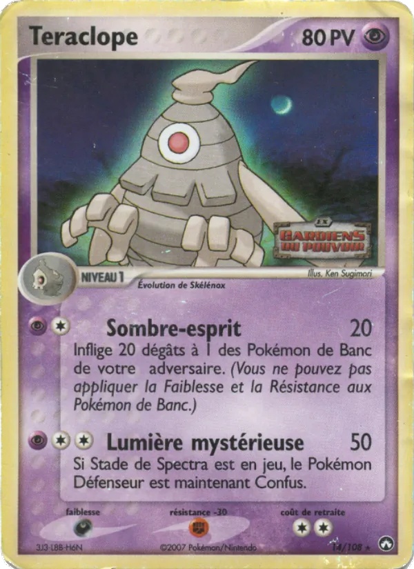 Téraclope 14/108 - EX Gardiens du Pouvoir - Pokémon JCC