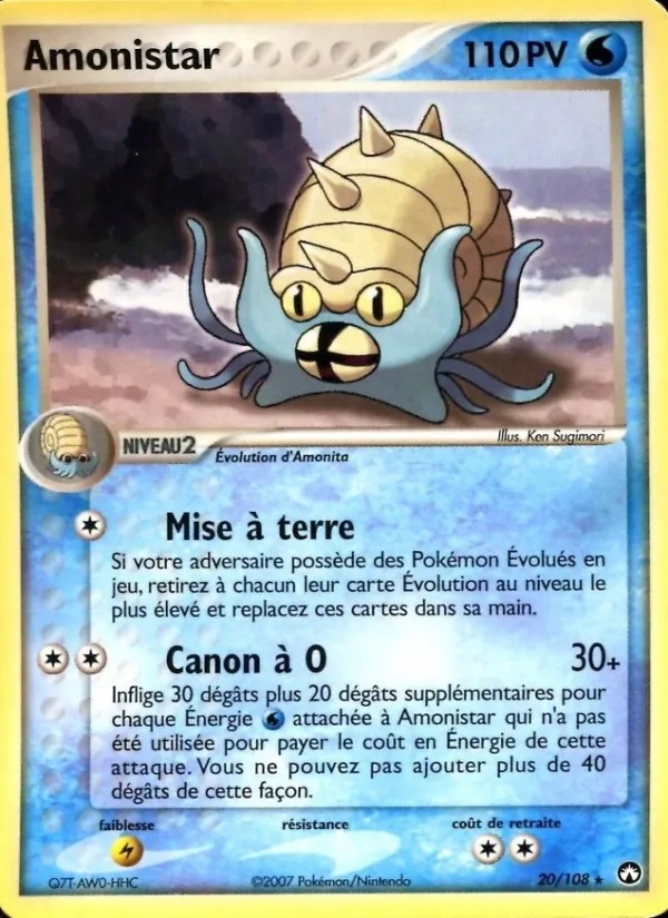 Amonistar 20/108 - EX Gardiens du Pouvoir - Pokémon JCC