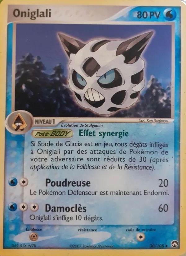 Oniglali 30/108 - EX Gardiens du Pouvoir - Pokémon JCC
