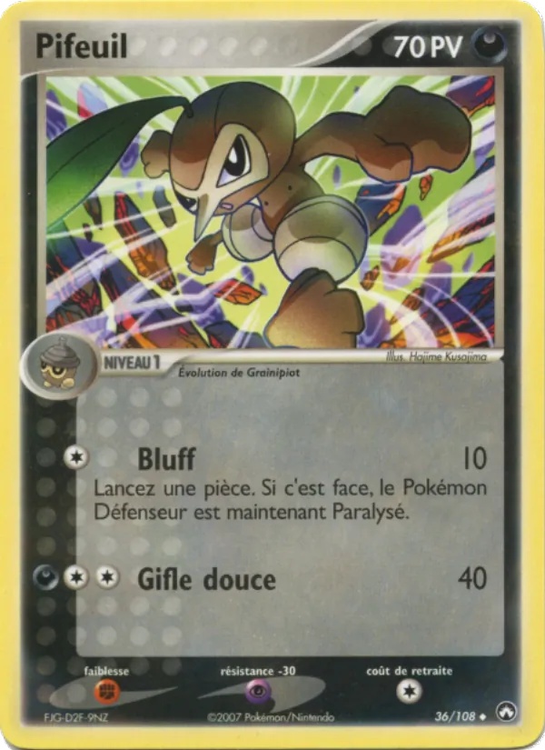 Pifeuil 36/108 - EX Gardiens du Pouvoir - Pokémon JCC