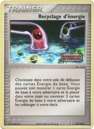 Recyclage d'énergie 73/108 - EX Gardiens du Pouvoir - Pokémon JCC