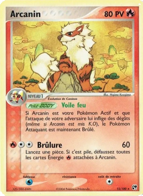 Arcanin 15/100 - EX Tempête de sable - Pokémon JCC
