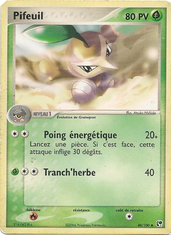 Pifeuil 48/100 - EX Tempête de sable - Pokémon JCC