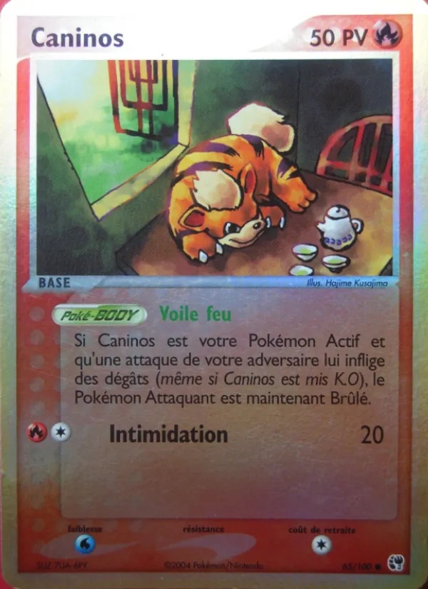 Caninos 65/100 - EX Tempête de sable - Pokémon JCC