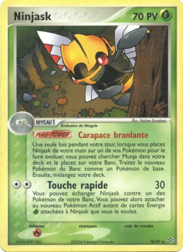 Ninjask 18/97 - EX Dragon - Pokémon JCC