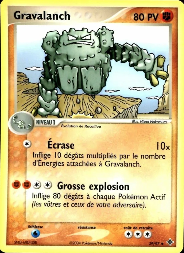Gravalanch 29/97 - EX Dragon - Pokémon JCC