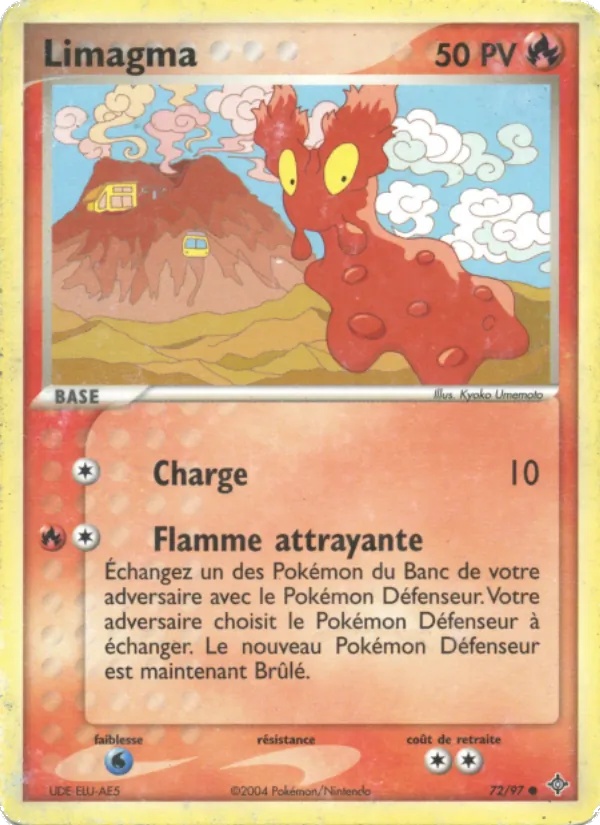 Limagma 72/97 - EX Dragon - Pokémon JCC