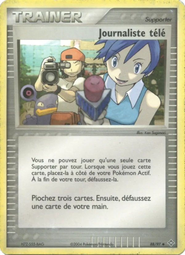 Journaliste télé 88/97 - EX Dragon - Pokémon JCC