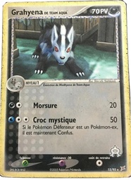 Grahyena de Team Aqua 15/95 - EX Team Magma vs Team Aqua - Pokémon JCC