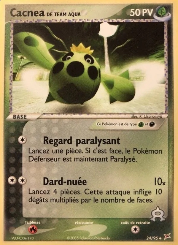 Cacnea de Team Aqua 24/95 - EX Team Magma vs Team Aqua - Pokémon JCC