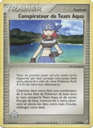 Conspirateur de Team Aqua 77/95 - EX Team Magma vs Team Aqua - Pokémon JCC
