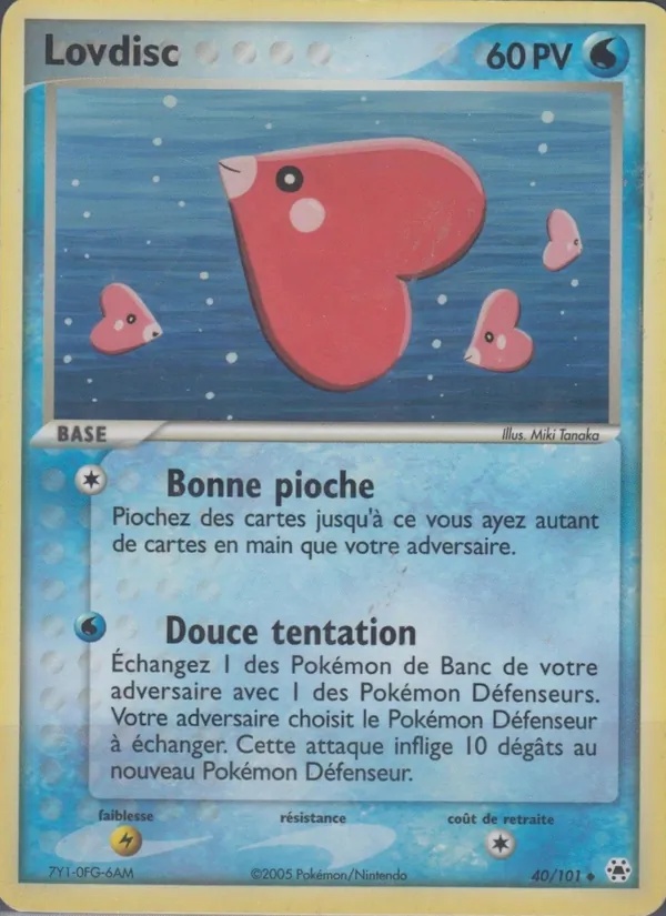 Lovdisc 40/101 - EX Légendes Oubliées - Pokémon JCC