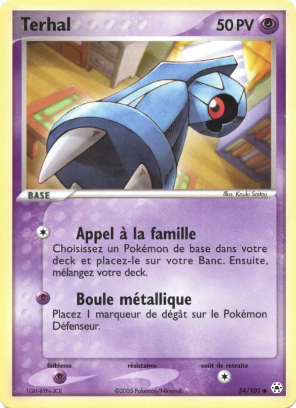 Terhal 54/101 - EX Légendes Oubliées - Pokémon JCC