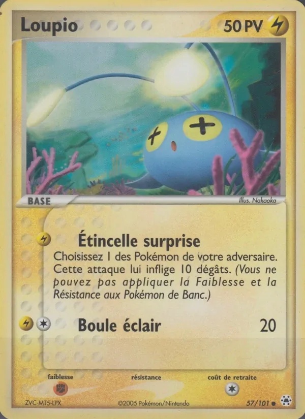 Loupio 57/101 - EX Légendes Oubliées - Pokémon JCC