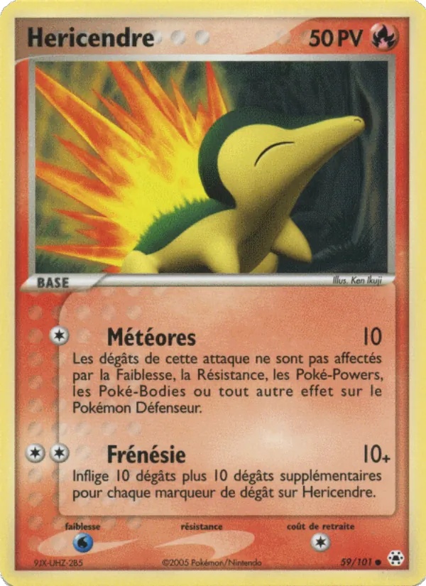 Héricendre 59/101 - EX Légendes Oubliées - Pokémon JCC