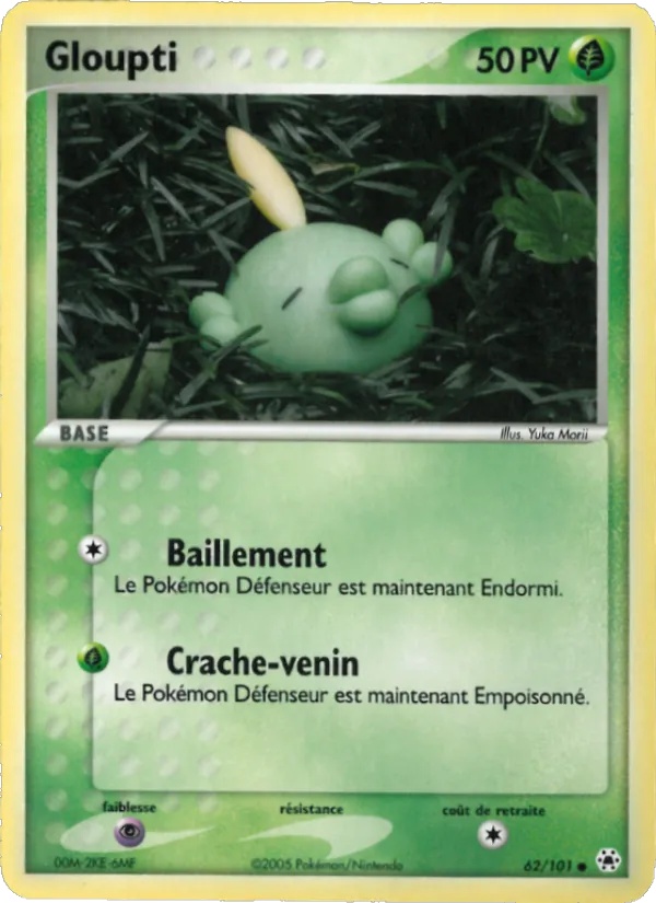 Gloupti 62/101 - EX Légendes Oubliées - Pokémon JCC