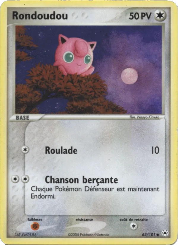 Rondoudou 63/101 - EX Légendes Oubliées - Pokémon JCC